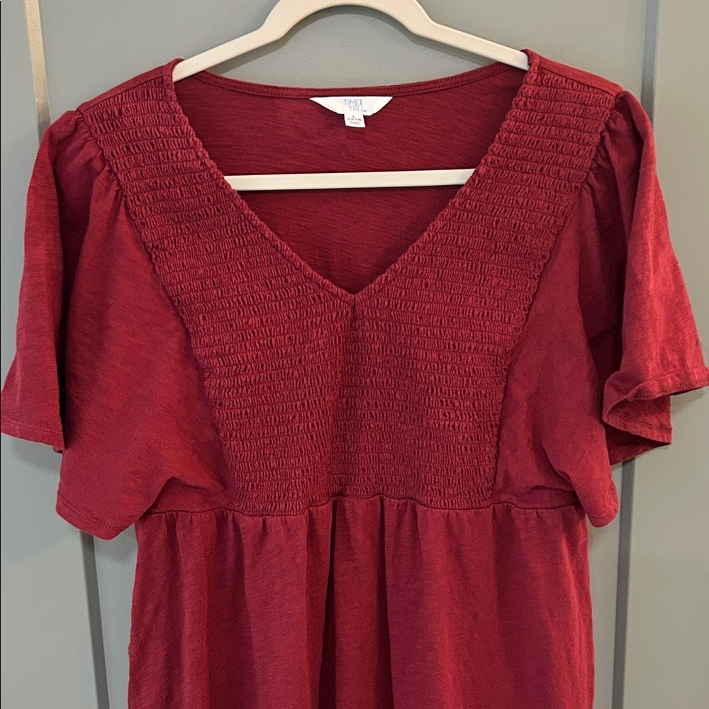 Time and Tru Smocked Dress Size Large
